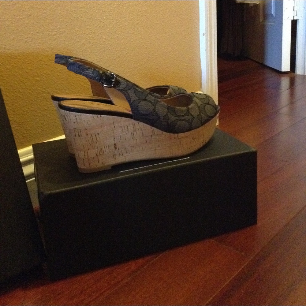 Coach women platform sandal